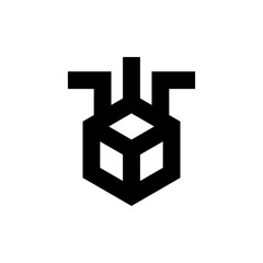 distributed line icon