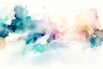 Abstract watercolor hand drawn watercolor background