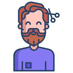 Obraz premium Haircut Men icon