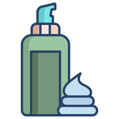 Obraz premium Shaving foam icon
