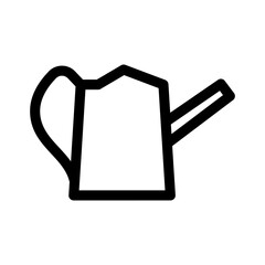 watering can icon or logo isolated sign symbol vector illustration - high quality black style vector icons
