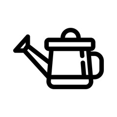 watering can icon or logo isolated sign symbol vector illustration - high quality black style vector icons
