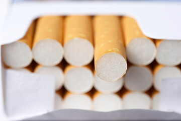 Cigarettes in a pack