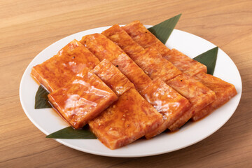 牛肉加工品　牛バラカルビ焼き肉用　(成型肉)