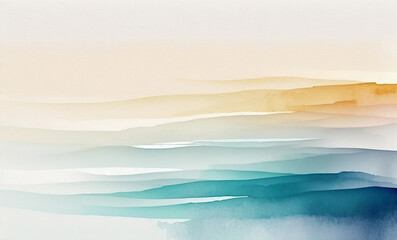 Abstract watercolor background with watercolor paint