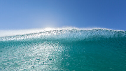 Wave Ocean Swimming Encounter Blue Water - 574583110