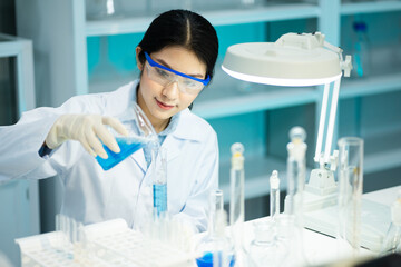 Fototapeta premium women working in the laboratory