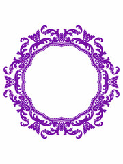 vector vintage floral flourish frame illustration