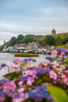 The town of Tarbert on Loch Fyne - Scotland 