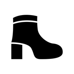 heels icon or logo isolated sign symbol vector illustration - high quality black style vector icons
