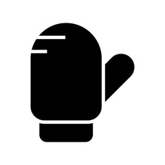 mitten icon or logo isolated sign symbol vector illustration - high quality black style vector icons

