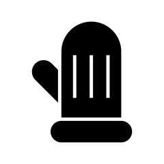 mitten icon or logo isolated sign symbol vector illustration - high quality black style vector icons
