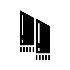 scarf icon or logo isolated sign symbol vector illustration - high quality black style vector icons
