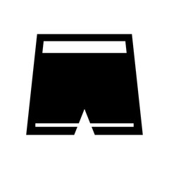 shorts icon or logo isolated sign symbol vector illustration - high quality black style vector icons
