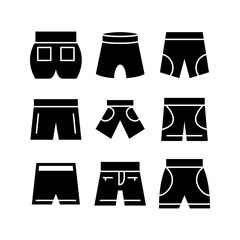 shorts icon or logo isolated sign symbol vector illustration - high quality black style vector icons
