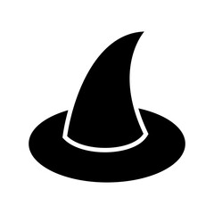 wizard hat icon or logo isolated sign symbol vector illustration - high quality black style vector icons
