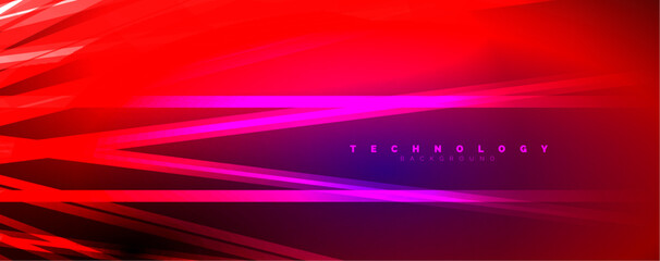 Fototapeta na wymiar Neon shiny light abstract lines, light beams concept abstract background. Vector Illustration For Wallpaper, Banner, Background, Card, Book Illustration, landing page