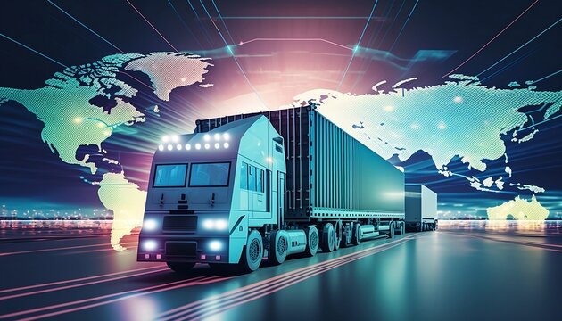 The provision of integrated warehousing and transportation services for logistics, including network distribution of container cargo, smart logistics, and the future of transport on a global scale