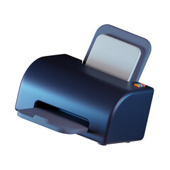 Paper Printer 3D Icon