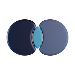 Venn chart 3D Icon