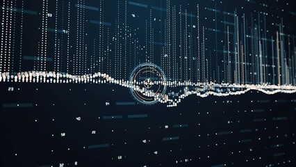 Abstract technology big data background concept