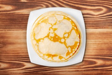 Traditional tasty fresh dish on the desk