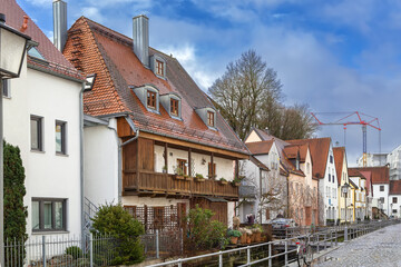 Street in Freising, Germany