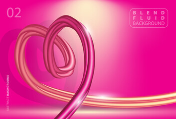 3D gradient trendy wallpaper design for web site, colorful blend fluid shapes isolated on gradient background