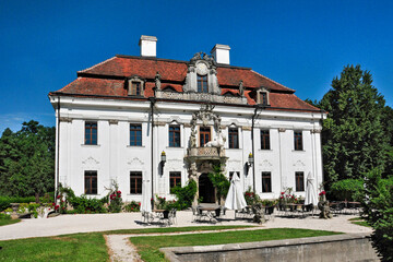 Palace from 1746 built by the architect David Sigismund von Zedlitz und Leipe. Kraskow, Lower...