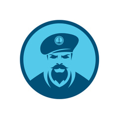 Fototapeta premium Captain logo images