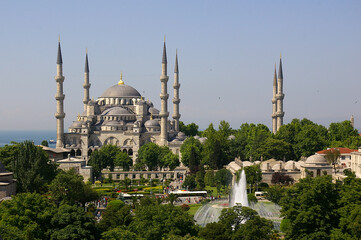 Fototapeta na wymiar Sultanahmet Mosque, Most Fameus Mosque of The Istanbul
