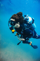diving