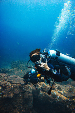diving