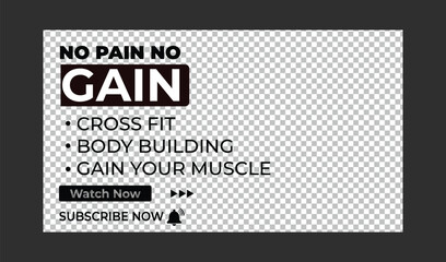 Youtube thumbnail for live workshop promotion template