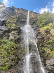 Acquafraggia Waterfalls Italy Borgonuovo Alps