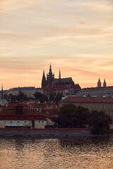 View of Prague, capital of Czech republic.