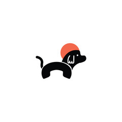 Unique doggy phone logo for logo, web, icon, symbol, agency, market, technology, template, vector, concept, application, business, develop, element, graphic, illustration, website, technology