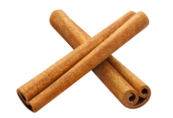Delicious cinnamon sticks cut out