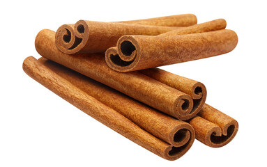 Delicious cinnamon sticks cut out