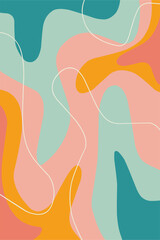 abstract liquid background. Creative illustration for backgrounds, posters, pamphlets, cards and design materials
