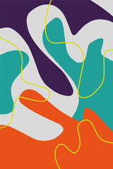 abstract liquid background. Creative illustration for backgrounds, posters, pamphlets, cards and design materials