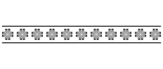 Ukrainian folk embroidery vector pattern