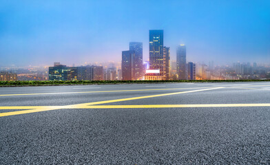Aerial photography of Suzhou Jinji Lake Business District