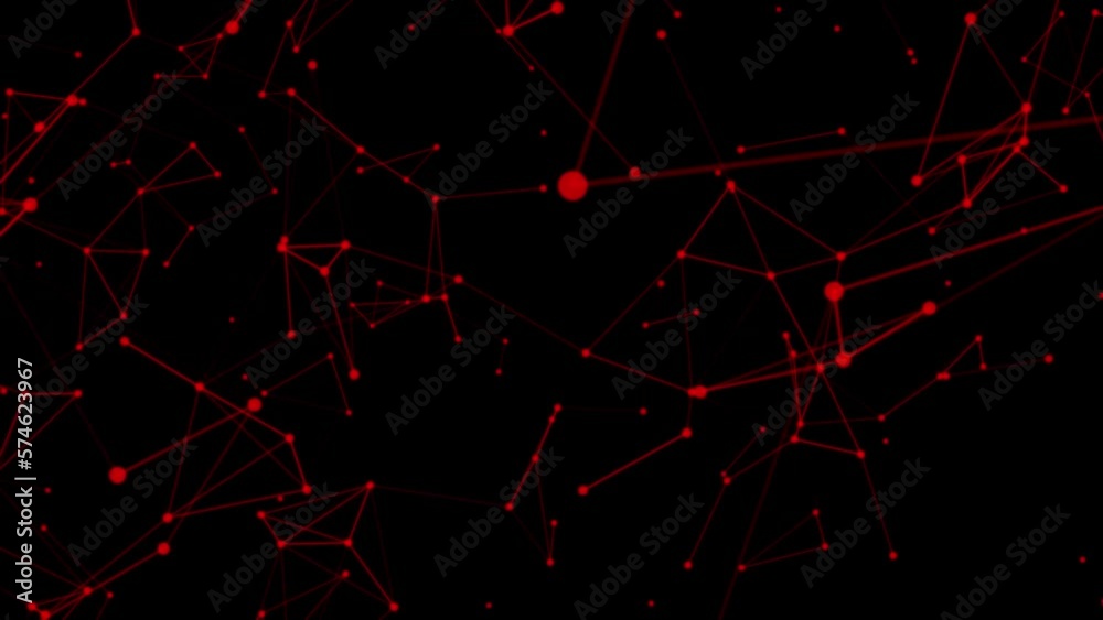 Aufkleber Plexus connection with lines and points background. Abstract digital connection dots and lines. Digital data visualization. Abstract digital technology.