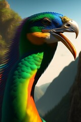 Fototapeta premium close up of a bird