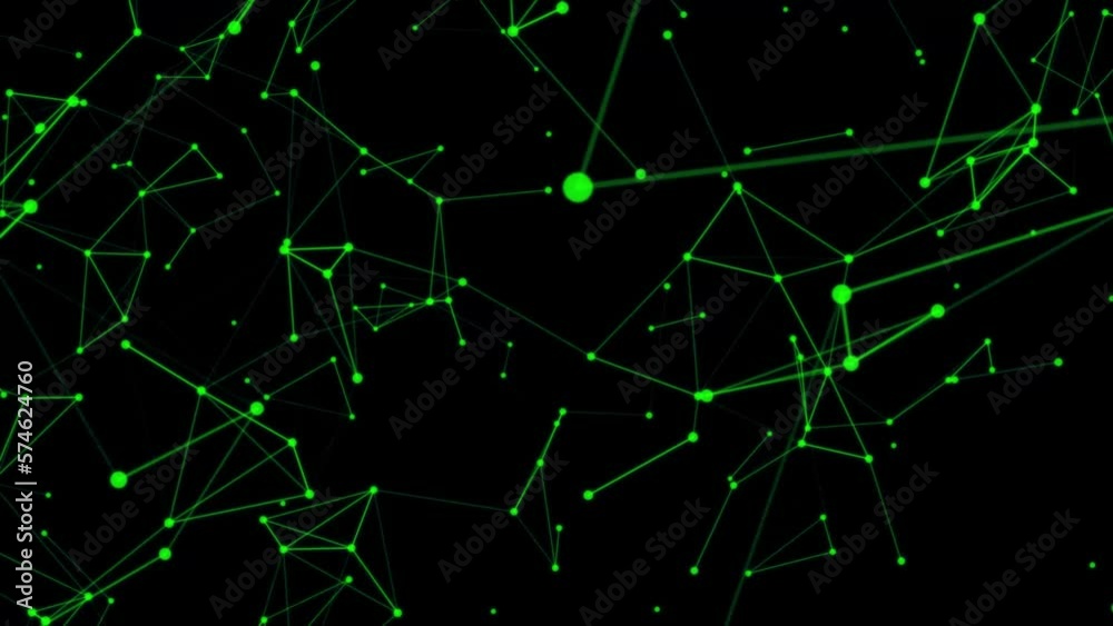 Poster global network connection. digital data visualization. vector illustration. plexus fantasy abstract 
