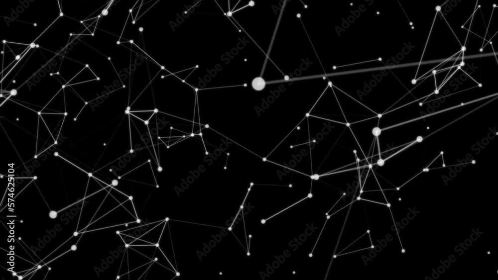 Poster technology background. global network connection. digital data visualization. vector illustration. p