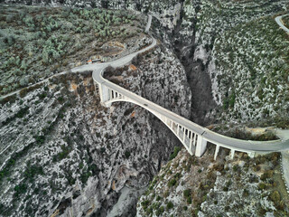 Pont de l'Artuby (Gorges du Verdon) in the Provence-Alpes-Côte d'Azur region, France