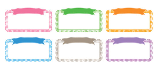 ギンガムチェック　チェック柄のフレームセット