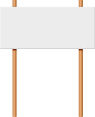 Fototapeta premium Picket sign demonstration banners public transparency protest placard.